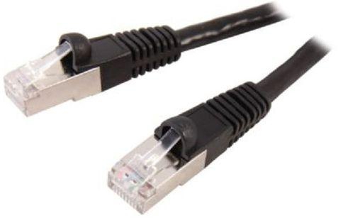Wassalat Cat5e RJ45 Ethernet Cable - Shielded 26 AWG PVC Jacket - Black - 90.0 ft
