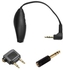Shure EAADPT-KIT Adapter Kit Combines 1/4 inch Adapter Airline Adapter Attachable Volume Control