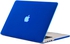 Frosted Matte Rubberized Laptop Hard Case Cover For Apple Macbook Pro 13 Inch - Blue