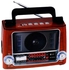 Bluetooth Portable Radio 32215B Brown/Black/Silver