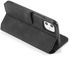 DG.MING Retro Oil Side Horizontal Flip Case With Holder & Card Slots & Wallet For IPhone 11(Black)