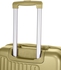 Senator Hard Case Medium Suitcase Luggage Trolley For Unisex ABS Lightweight Travel Bag with 4 Spinner Wheels KH1075 Tea Green