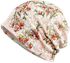 Women's Beanie Floral Design Ladylike Comfy Hat Accessory