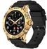 Swiss Military SM-WCH-DOM2-S-YGBLK Dom 2 Smart Watch Yellow Gold