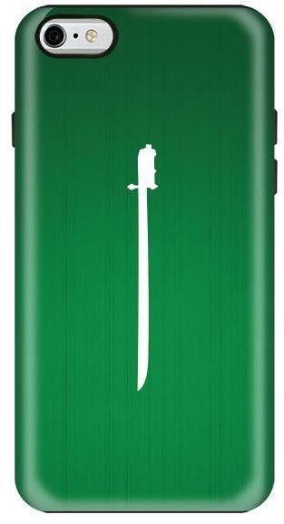 Stylizedd Apple iPhone 6Plus Premium Dual Layer Tough Case Cover Gloss Finish - Sword of Saudi