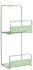 Double-Layer Wall Mount Hanging Rack Green