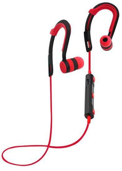 Margoun Wireless Bluetooth Sports Running Stereo Music Headphone with mic compatible with Samsung Galaxy Tab E - Red