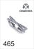 3Diamonds X Shape Platinum Plated Ring For Women With Zircon Stone - Silver