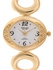Omax Women's Gold Dial Stainless Steel Band Watch [JH0274G003]