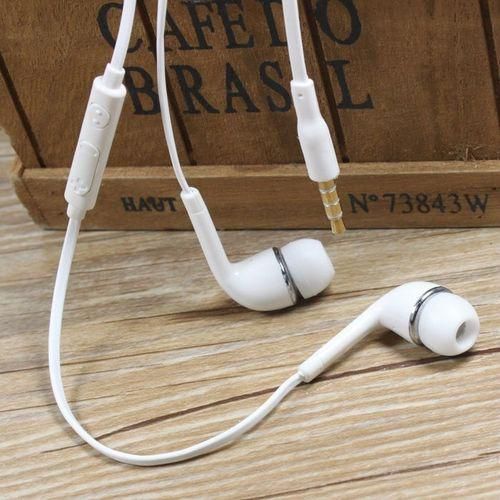 New High Quality Earphone Headset In Ear Earphones Handsfree Headphones 3.5mm Earbuds For Andrews Samsung With Remote And Mic White