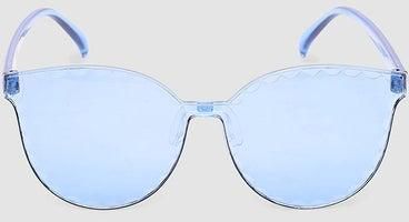 Women's Sunglass With Durable Frame Lens Color Blue Frame Color Blue