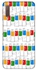 غطاء حماية بتصميم أساسي رفيع ومحكم بلمسة نهائية غير لامعة لهاتف سامسونج جالاكسي A7 (2018) نقشة أنابيب ألوان زيتية