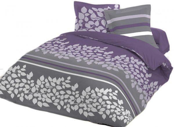 Comfort Yushan Fitted Bed Sheet -Cotton, Printed Orchid 160x200cm