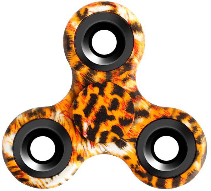 Stress Relief Fiddle Toy Triangle Patterned Fidget Spinner