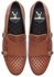 Light Brown Leather Waved Shoes