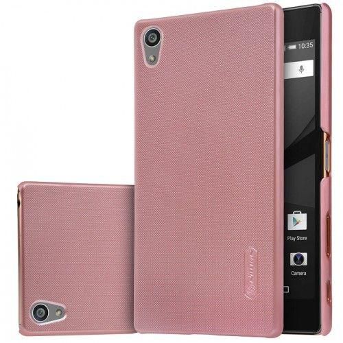 Nillkin Frosted Shield Back cover For Sony Xperia Z5 Premium / Screen Protector Included / Rose Gold
