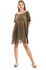 Kady Heather Olive Cover-Up With Decorated Fringes