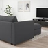 VIMLE 4-seat sofa with chaise longue, Hallarp grey - IKEA