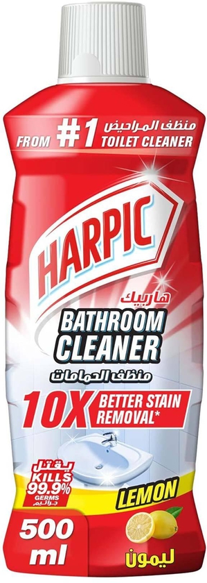 Harpic Bathroom Cleaner, Lemon - 500 ml