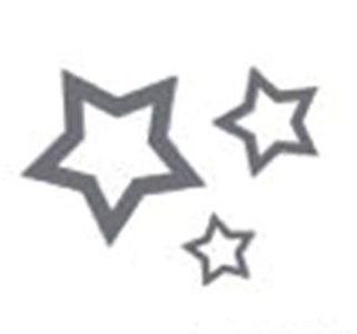 STARS Tattoo Glitz Silver