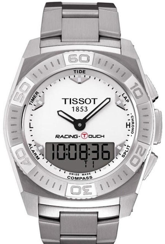 Tissot Silver Stainless White dial Watch for Men's T0025201103100