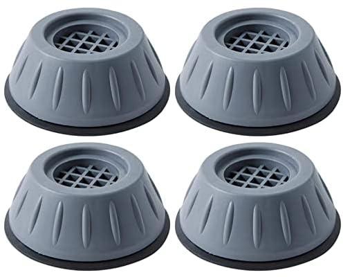 VICINTRUTH 4pcs Washing Machine Pads Washer Anti Vibration Pads Anti-Walk Silent Feet Silicone Foot Pads for Washing Machine Dryer Grey