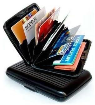one year warranty_Aluminum Business ID Credit Card Wallet-Black09882308