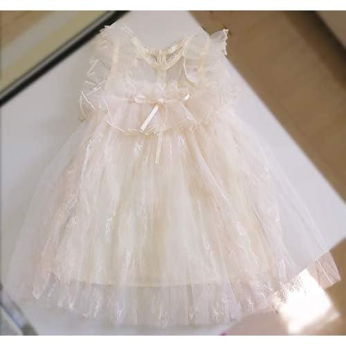 Babywearoutlet（0-5Y)） Baby Girl Dress Clothes Party Dress Wedding Dress Tutu Frocks Flower Princess Dress (115CM(4-5Y))