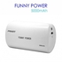 Pisen Funny Power 5000 mAh Power Bank Led Flash White