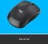 Logitech M220 SILENT Wireless Mouse, 2.4 GHz with USB Receiver, 1000 DPI Optical Tracking, 18-Month Battery, Ambidextrous, Compatible with PC, Mac, Laptop - Black