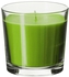 Crisp Apple Scented Candle In Glass - Green [CDL0101]