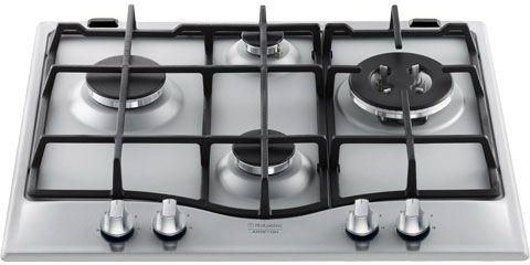 Ariston 4 Burners Gas Built-In Hob, Stainless Steel, 60 cm - PC640TGH