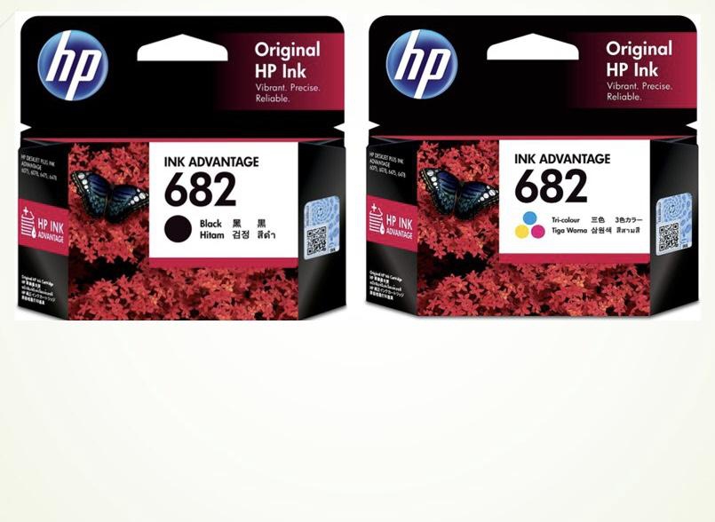 HP 682 (Combo- Black and Color) Ink Cartridg