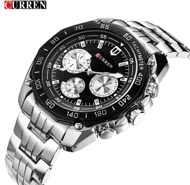 High quality Curren Brand Fashion Quartz Watch Men's Casual waterproof Military Army Wristwatch relojes hombre