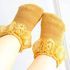 2 pairs Female baby socks breathable pure cotton lace ruffled princess net socks children's ankle socks girls children