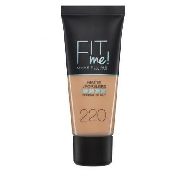 Maybelline Fit Me Matte And Poreless Foundation - 220 NATURAL BEIGE