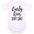 Curly Hair Don't Care Onesie 0 to 3 months