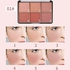 6 Colors Face Blush Palette, Matte Mineral Blush Powder for Cheek, Lip and Eye, Bright Shimmer Face Blush, Contour and Highlight Blush Makeup Palette, with A Blush Brush