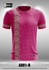 A001 Batik Songket Sublimation Round Neck Short Sleeve T-shirt - 10 Sizes (As Picture)