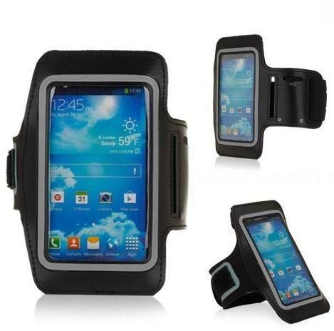 SPort Gym Waterproof Samsung Galaxy S4 Active i9295 Sports Armband Case Cover Screen Protector Black