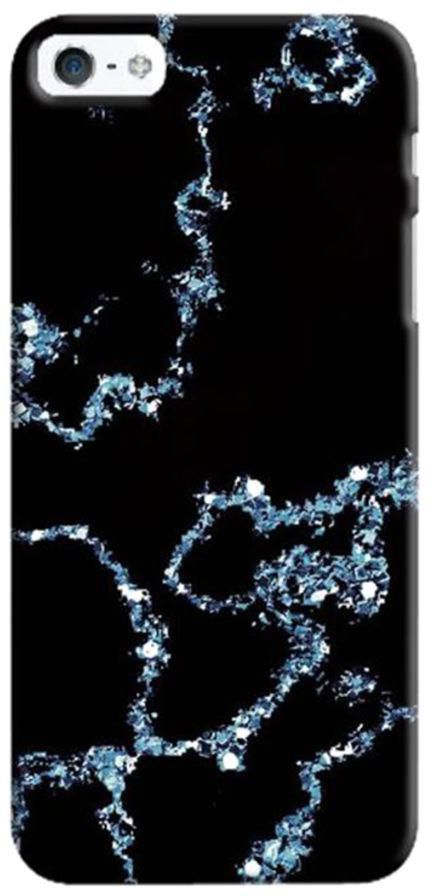 Protective Case Cover For Apple iPhone SE Granite Marble Print