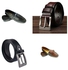 Clarks Men's Quality Loafers(Black & Brown) With Two Free Belts