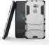 Hybrid PC and TPU Kickstand Phone Cover for Huawei Mate S - Light Grey