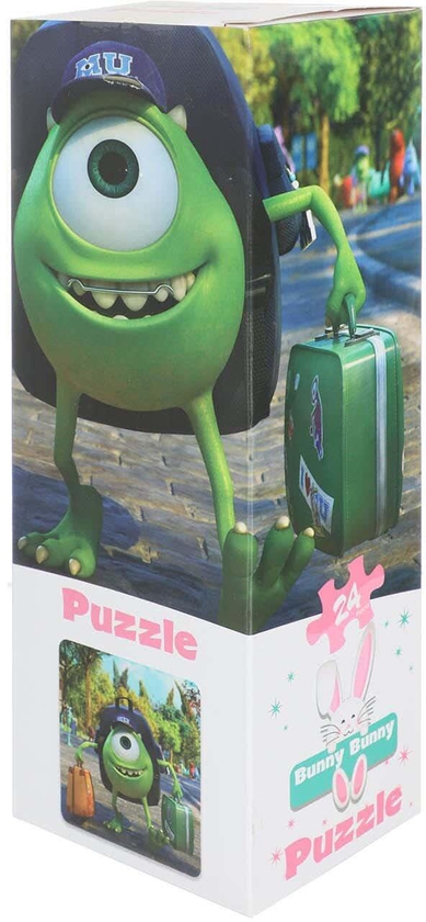 Get Cartoon Puzzle Toy to Create Disney Shapes for Kids, 24 Pieces - Multicolor with best offers | Raneen.com