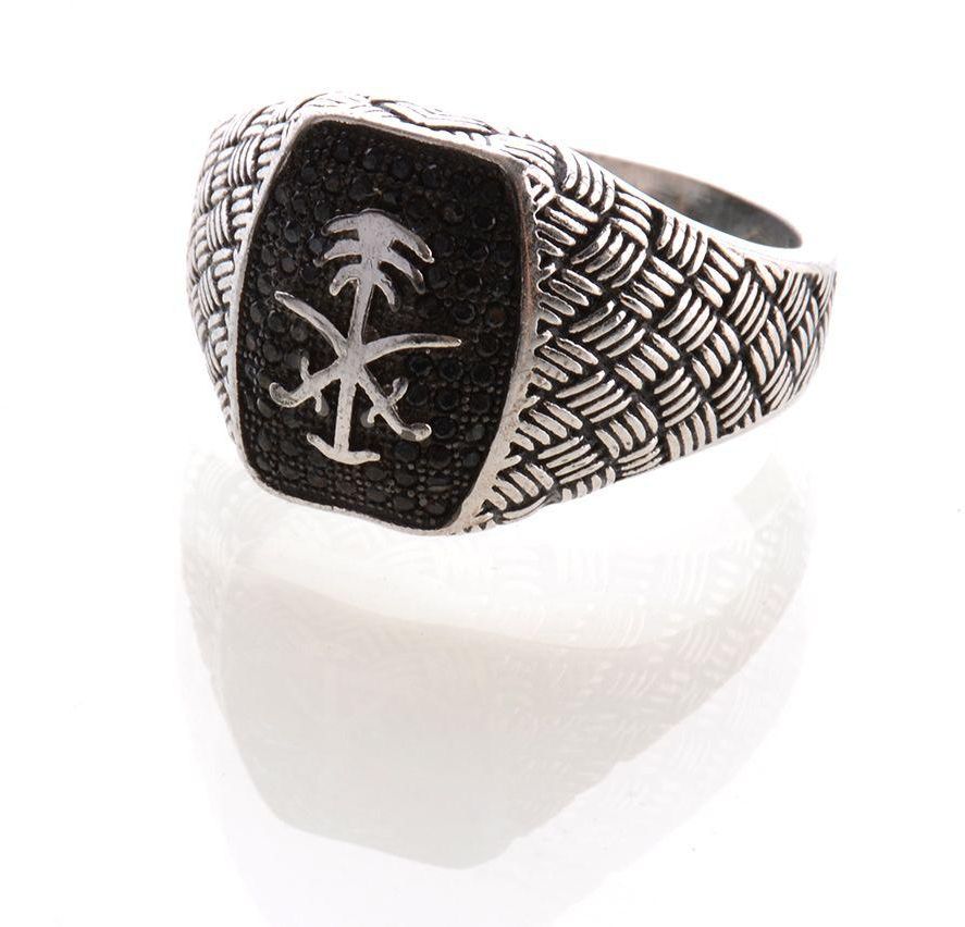 Ring for Men, Size 10 US, Silver, JED-SIL-1026