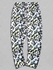 Leopard Printed Spliced Casual Pants - Xs