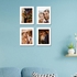 Art & Photography 4 Photo Frames, White , Modern, 15X21 Cm (stand Or Wall) Home Decoration(2)