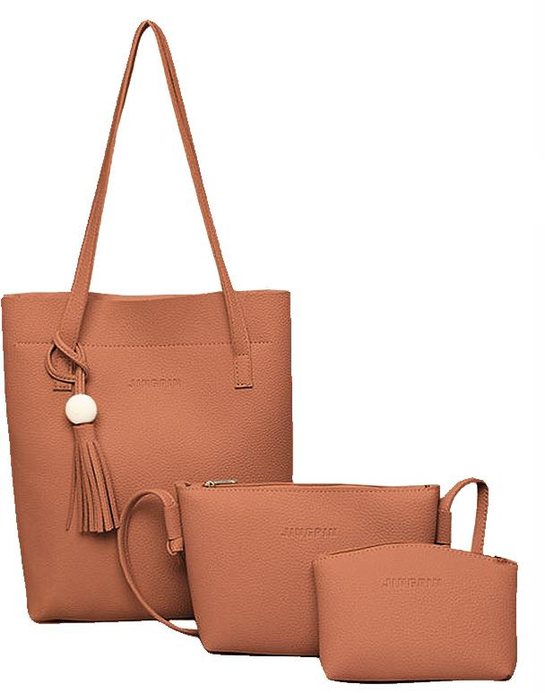 Kime Set Of 3 Women Handbags [M275] (5 Colors)