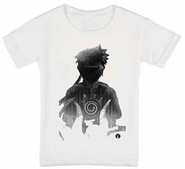 Anime Naruto Printed T-Shirt White/Black