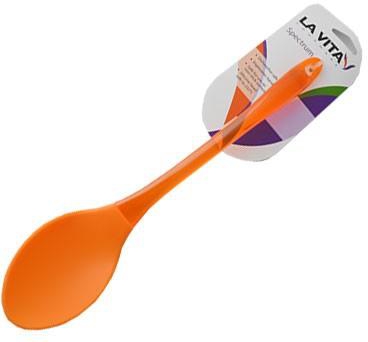 La Vita - Orange Silicon PS Handle Spoon - Spectrum